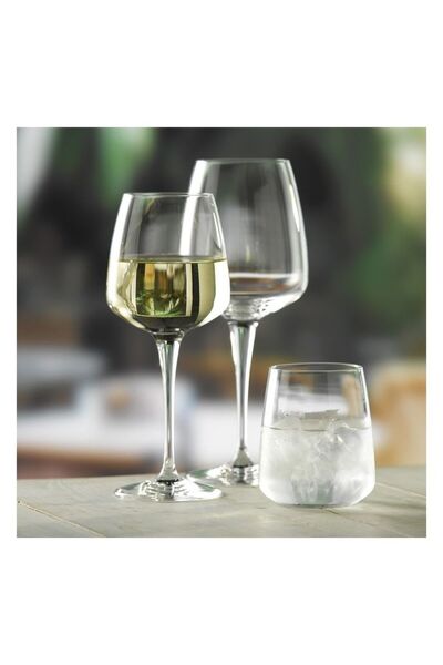 BORMIOLI Set of 6 white wine glasses Aurum, glass, 350 ml, Transparent