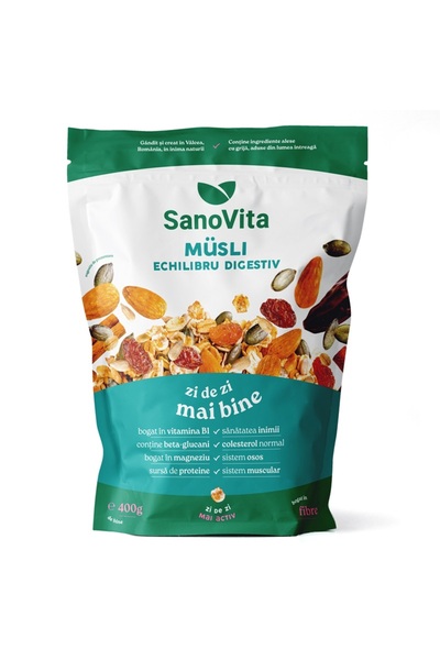 Sano Vita Musli echilibru digestiv Sanovita, 400 g