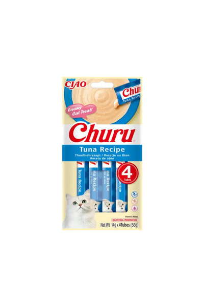 churu Recompense cremoase pisici cu ton 4 x 14g