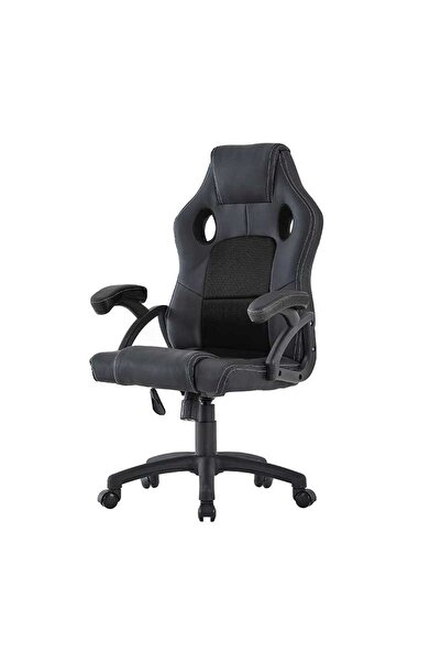 PROCART Scaun de gaming ergonomic, înălțime reglabilă, tetieră și cotiere căptușite, maxim 150 kg