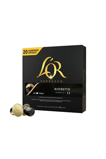 lor Cafea capsule L'OR Espresso Ristretto, 20 bauturi x 25 ml, 52 g