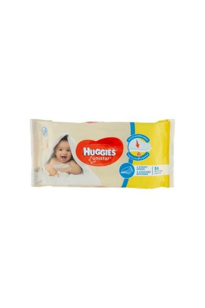 Huggies Servetele umede, Huggies Unistar, 56 pcs