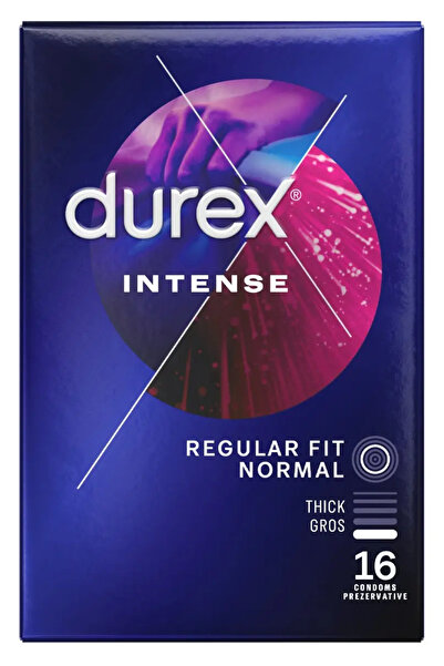 Durex Prezervative Intense Orgasmic, 16 bucati