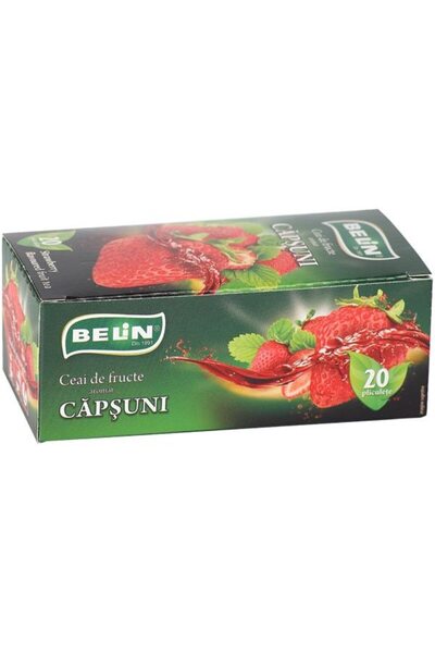 BELİN Ceai Capsuni si Fragi, 20 plicuri, 40g