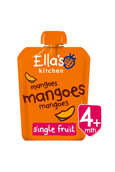 Ellas Kitc Pliculeț de bucătărie Piure Ella's Bio din mango, 70g