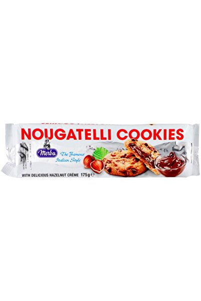 Merba Biscuiti Nougatelli cu ciocolata si alune 175g