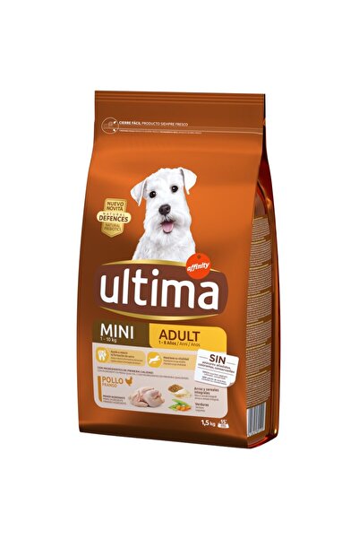 ULTIMA Mini Adult dry dog food, with chicken, 1.5 kg