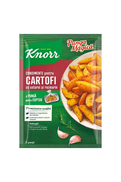 Knorr Knorr Magic Bag, potato seasoning mix with garlic and rosemary, 30g