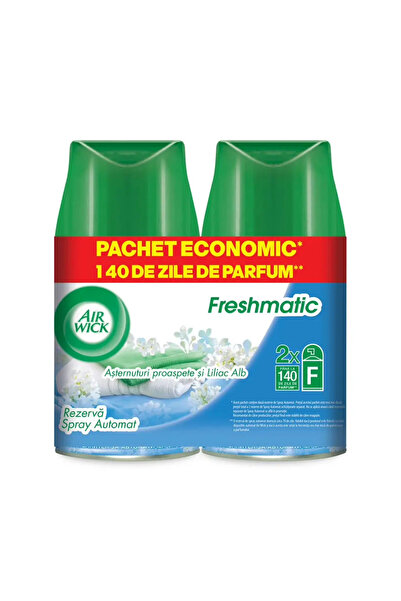 Air Wick Rezerva odorizant camera Air Wick Freshmatic Cool Linen Duo Pack, 2x250 ml