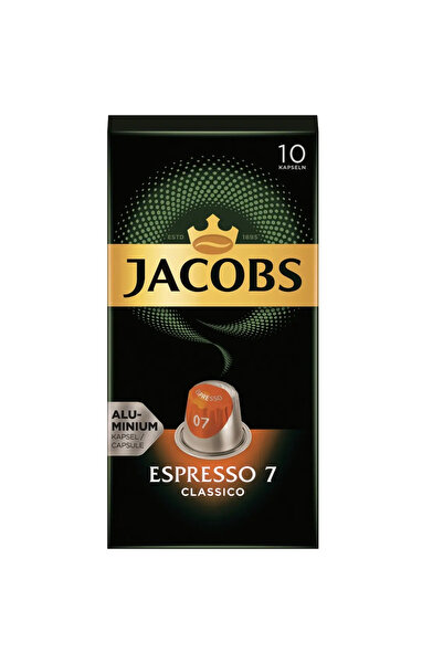 Jacobs Capsule cafea Espresso Classico, 10 bauturi x 40 ml, 52 g