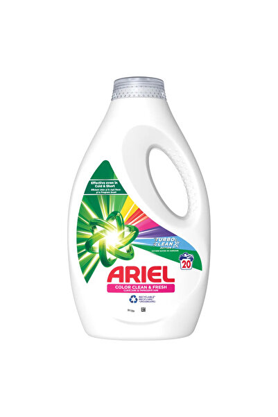 Ariel Detergent de rufe lichid Color Clean & Fresh, 20 spalari, 1L