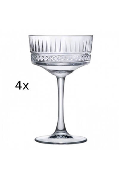 Paşabahçe Set 4 cupe sampanie Pasabahce Elysia, sticla, 280 ml