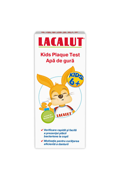 lacalut Apa de gura Kids Plaque Test pentru copii, 300 ml