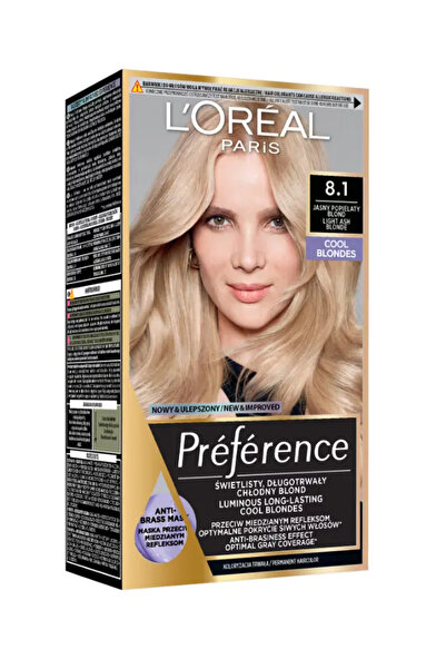 Preference Vopsea de par L'Oreal 8.1 W Bis Copenhagen