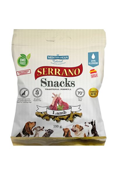 SERRANO Snack pentru caini cu miel 100g