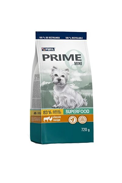 Prime Dry food for mini adult dogs, with Chicken and Beef, 720g