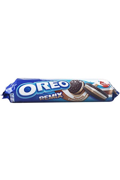 Oreo Biscuiti Remix cu cacao si crema cu aroma de tiramisu si vanilie 157g