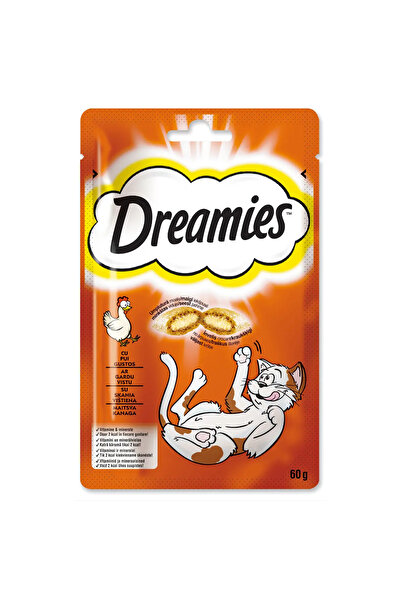 Dreamies Recompense pentru pisici, cu pui gustos 60 g