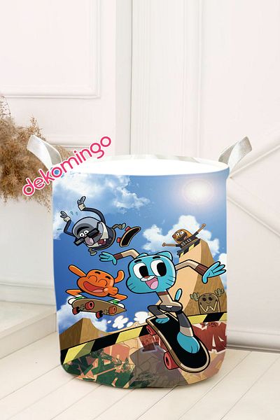 dekomingo Gumball Patterned Children's Toy Basket