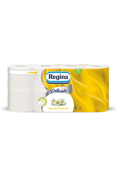 Regina Calming Chamomile 3-ply toilet paper 8 rolls