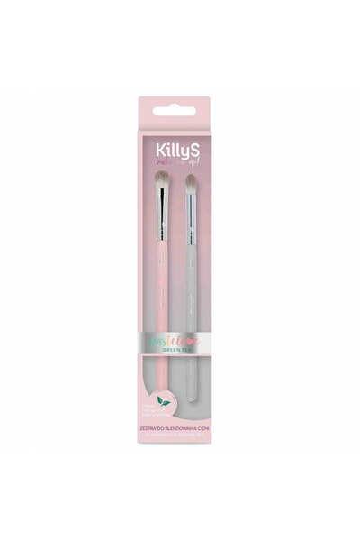 Killys Killy's Pastelove Green Tea eyeshadow makeup brush set 2 pieces