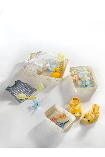 CURVER Multifunctional storage basket A4, My Style Rattan model,