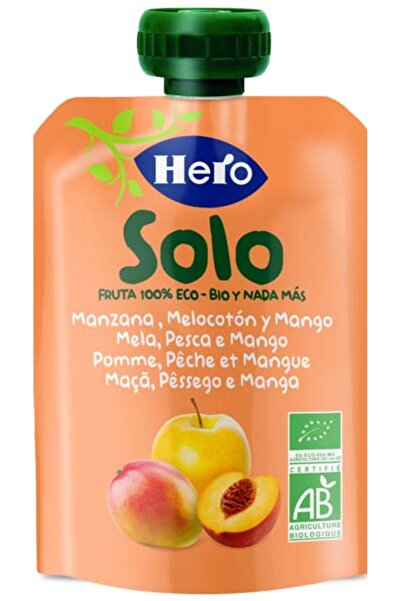 Hero Solo Gustare Ecologica(Bio) Mar,Piersica Si Mango100G