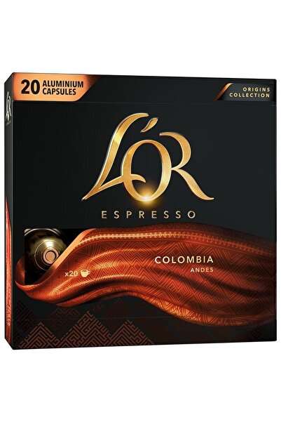 L'OR Capsule cafea Espresso Columbia 20 capsule x 104 g