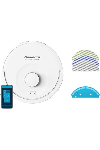 Rowenta Robot vacuum cleaner RR8777WH, 0.26 liters, White