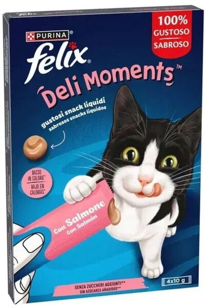 FELIX Deli Moments reward with salmon, 4x10g