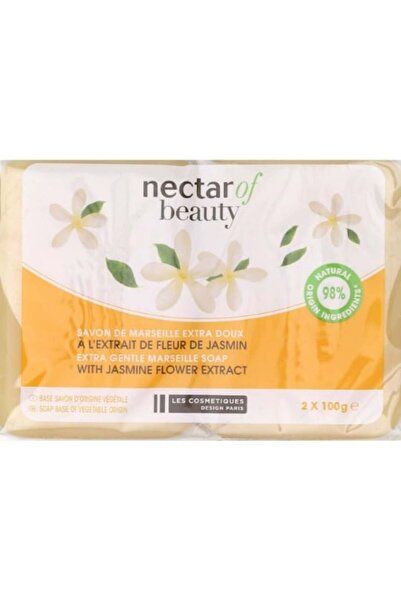 Les Cosmet Sapun solid Nectar of Beauty cu extract de floare de iasomie 2 x 100g