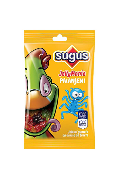 Sugus Jeleuri gumate JellyMania paianjeni cu arome de fructe 75g