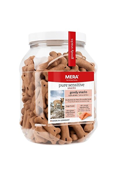 Mera Recompense pentru caini Goody Snack, Somon & Orez, 600g