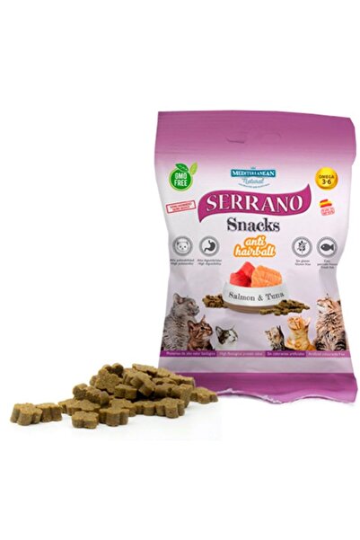 SERRANO Recompense pisici cu somon si ton, 35g