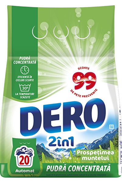 Dero Detergent automat 2in1 Prospetimea Muntelui 20 spalari 1.5Kg