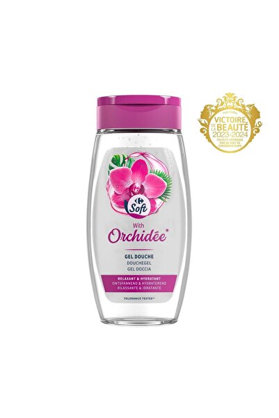 Crf Soft Gel de dus Carrefour Soft cu orhidee, 250ml