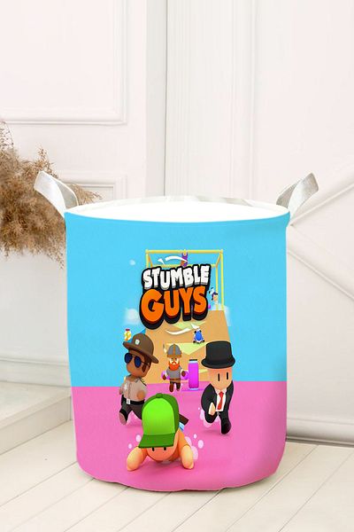 dekomingo Stumble Guys Patterned Children's Toy Basket