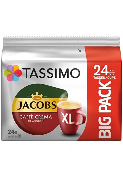 tassimo Capsule cafea Cafe Crema XL, Big Pack, 24 bauturi x 215 ml