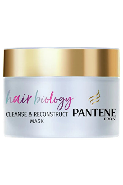 Pantene Μάσκα Pro-V Hair Biology Καθαρισμός & Αναδόμηση 160 ml
