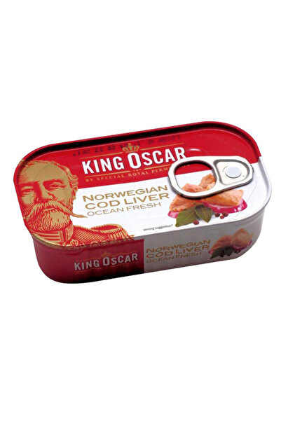 King Oscar Ficat de cod King Oscar in ulei propiu 121g