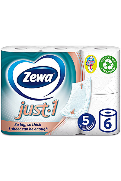 Zewa Hartie igienica Just-1, 5 straturi, 6 role