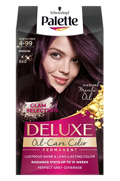 Palettelux Vopsea de par permanenta Palette Deluxe Oil-Care Color 880, 4-99 A...