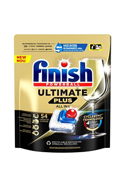 Finish Detergent capsule pentru masina de spalat vase Ultimate Plus, 54 spalari