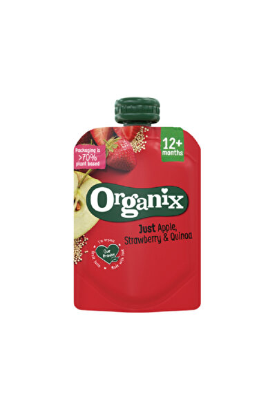 Organix Gustare de mere, capsuni si quinoa, 100g