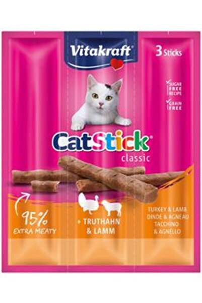 Vitakraft Cat Stick Mini curcan si miel, 3x18g