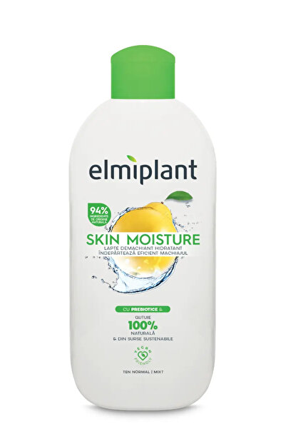 ELMIPLANT Lapte demachiant Skin Moisture pentru ten normal si mixt, 200 ml