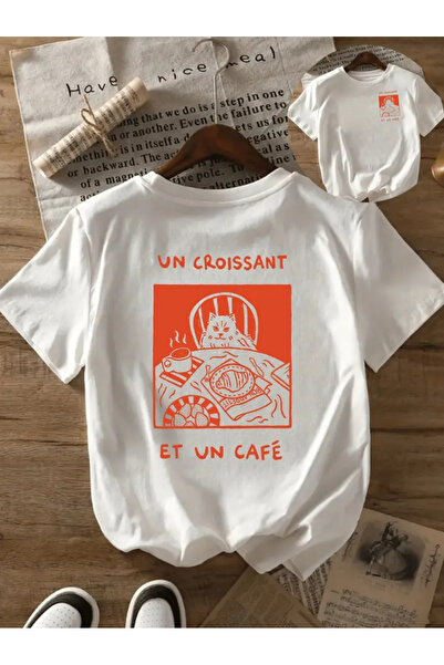 Aether تي شيرت مطبوع بأكمام قصيرة ومقاس كبير ممتاز