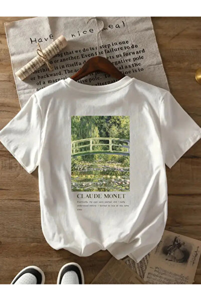 Aether تي شيرت مطبوع بأكمام قصيرة ومقاس كبير ممتاز