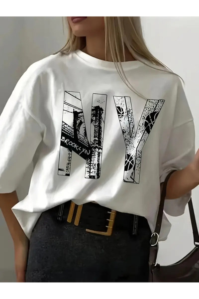 Jose Clothing Premium Oversize κοντομάνικο μπλουζάκι με στάμπα