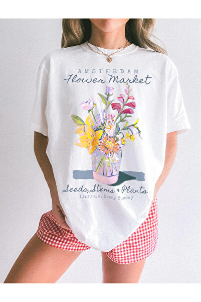 Jose Clothing تي شيرت مطبوع بأكمام قصيرة ومقاس كبير ممتاز